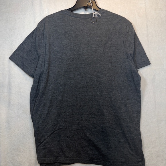 Lucky Brand T0shirt Mens Size XL Gray Large Graphic Heathered Crew Neck Casual - Picture 10 of 10